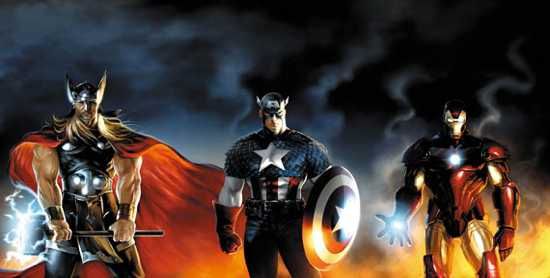 Avengers - Thor - Captain America - Iron Man