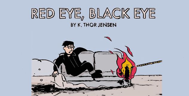 Red Eye Black Eye Image
