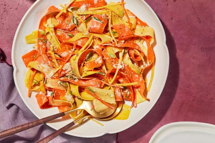 Shaved Carrot Salad (shaved-carrot-salad-0424Better39-Mytour): A crisp and refreshing salad made from thinly shaved carrots, a simple yet elegant dish that complements any meal.