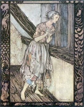 Arthur Rackham's illustration of Cinderella