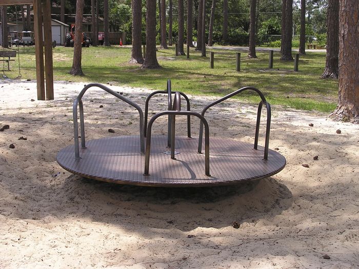 Playground equipment designed to give you the thrill of high-speed movement.