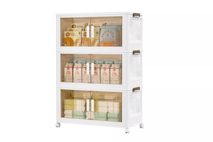PrettyCare 174QT Stackable Plastic Storage Bins with Lids
