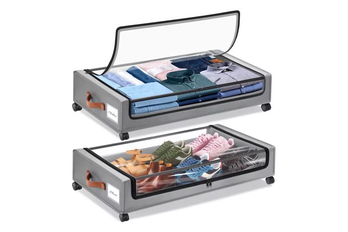 Livhil Under-Bed Storage with Rolling Wheels