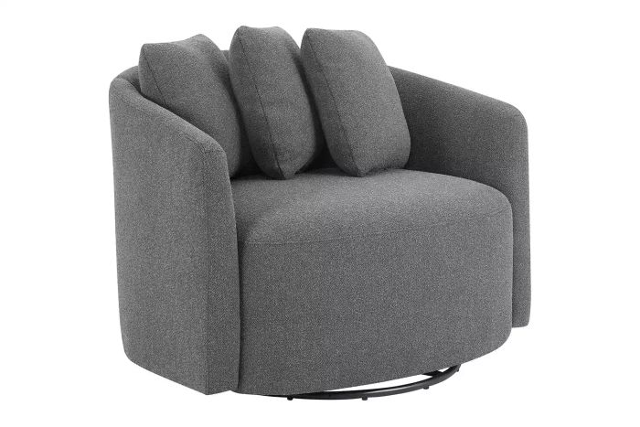 Beautiful Drew Chair by Drew Barrymore, Charcoal color