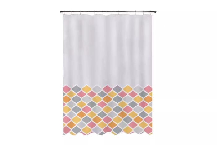 Kenney Decorative Printed PEVA Shower Curtain Liner