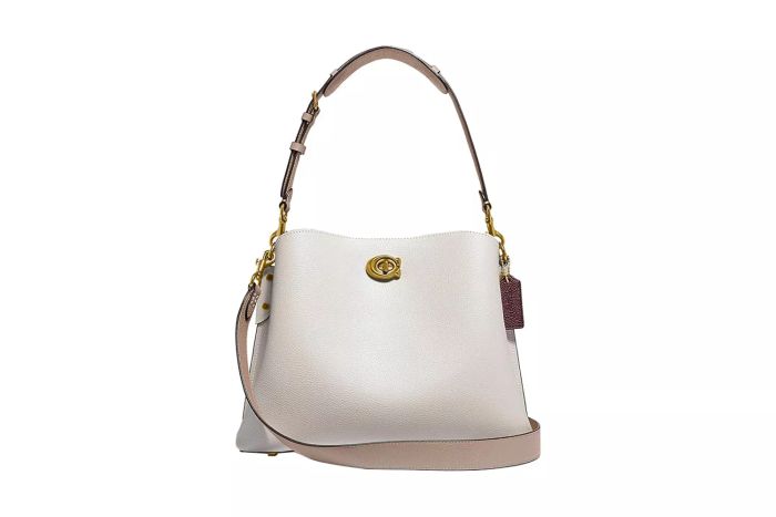 Coach Willow Shoulder Bag in Polished Pebble Leather