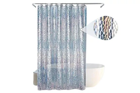 Eforcurtain Colorful 3D Water Cube Shower Curtain Liner