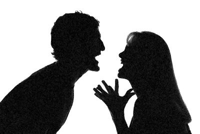 Couple-Fight Bw