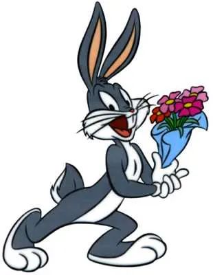 Bugs Bunny With Flowers-1029