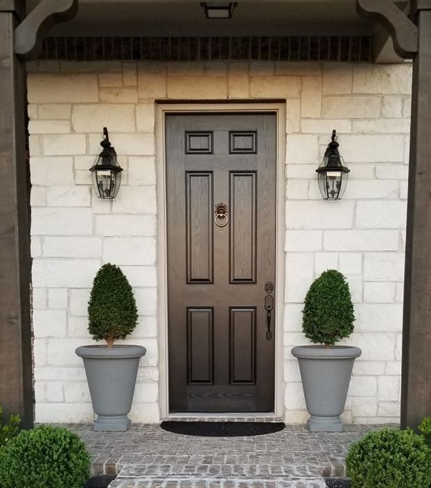 Another reviewer’s image of their front door, now sporting a fresh black coat of paint.