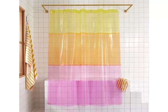 Quiet Town Sun Shower Lido Pop Shower Curtain Liner