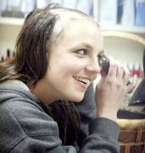 Britney Spears Shaving-Hair-Bald