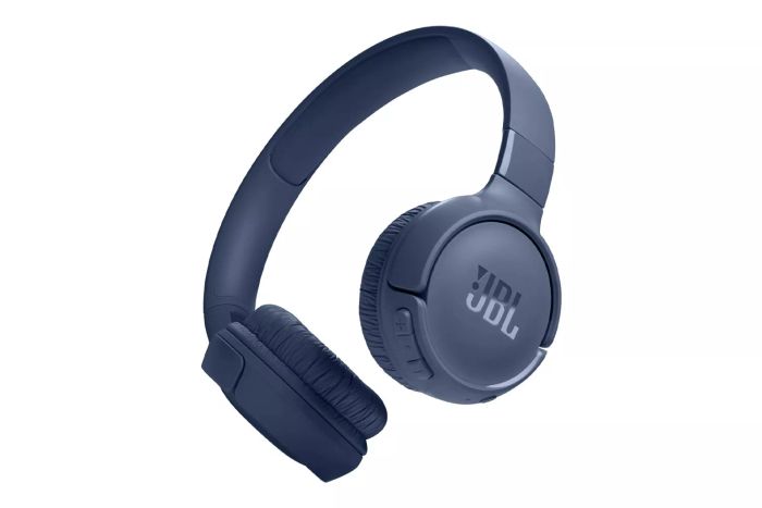 JBL Tune 520BT - Wireless On-Ear Headphones, Up to 57H Battery Life and Speed Charge, Lightweight, Comfortable and Foldable Design, Hands-Free Calls with Voice Aware (Blue)