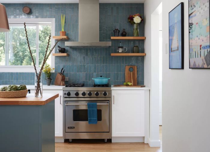 Blue kitchen