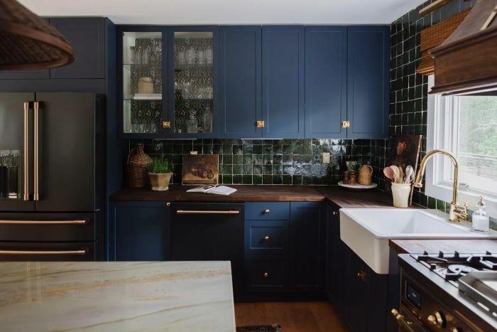 Blue kitchen