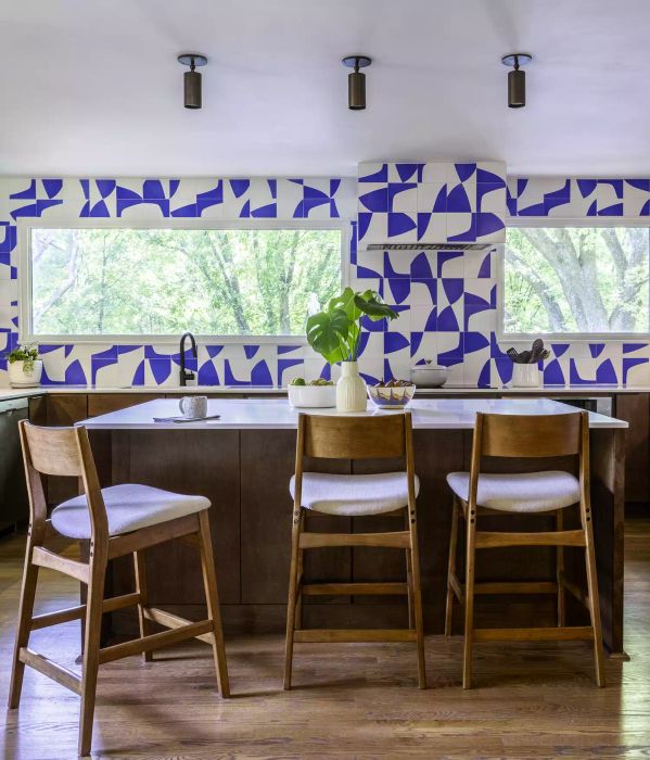 Blue tiles
