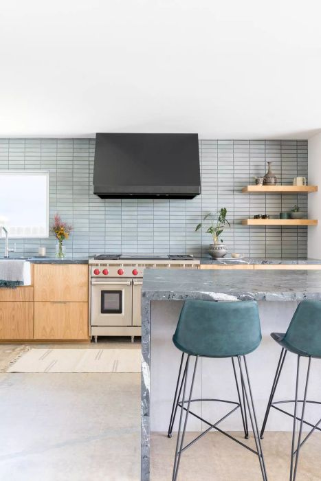 Blue kitchen