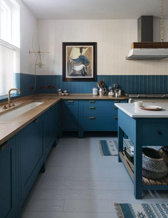 Blue kitchen