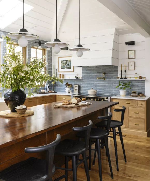 Blue kitchen