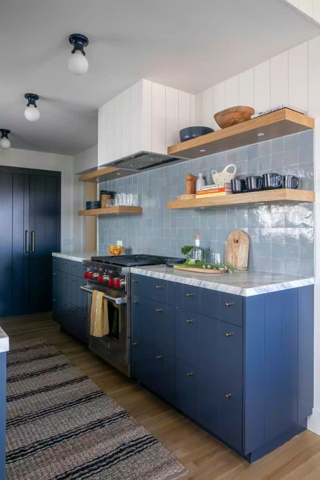 Blue kitchen