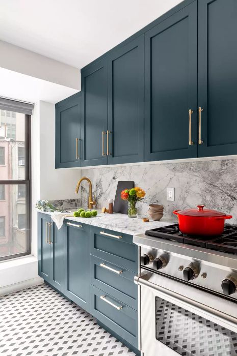 Blue cabinet