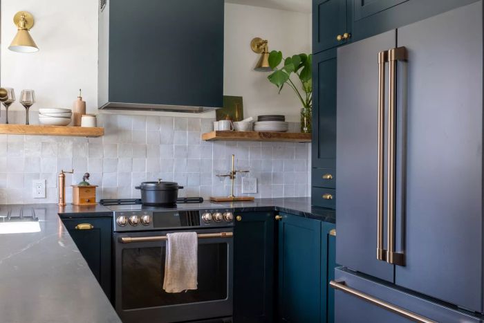 Blue kitchen