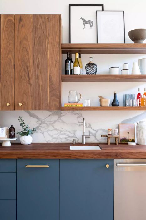 Blue kitchen