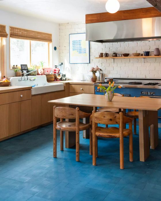 Blue tiles