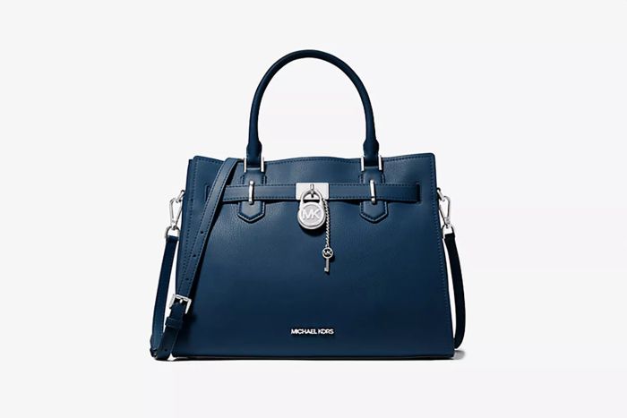 Michael Kors Hamilton Medium Leather Satchel