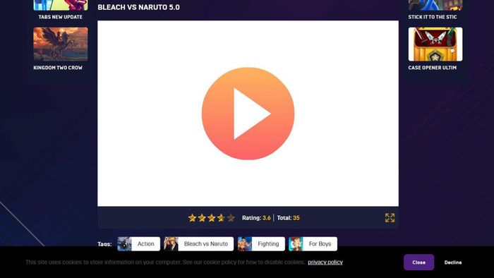 Bleach và Naruto 5.0 có mặt ở đâu?