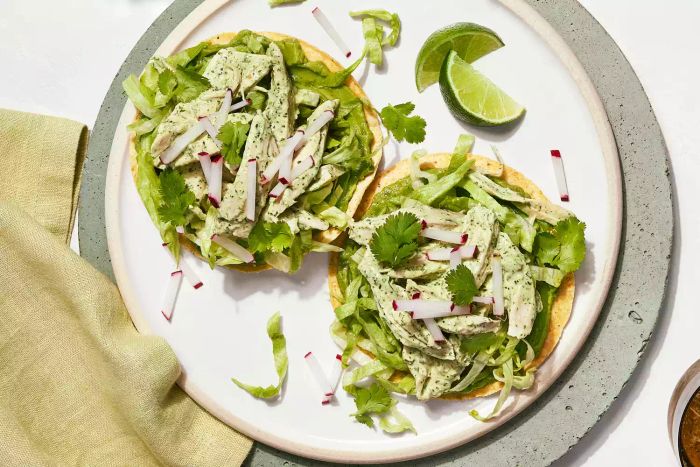 Rotisserie Chicken & Avocado Tostadas