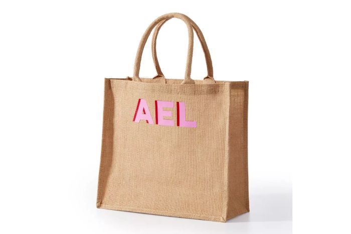 Mark & Graham Jute Carryall Tote