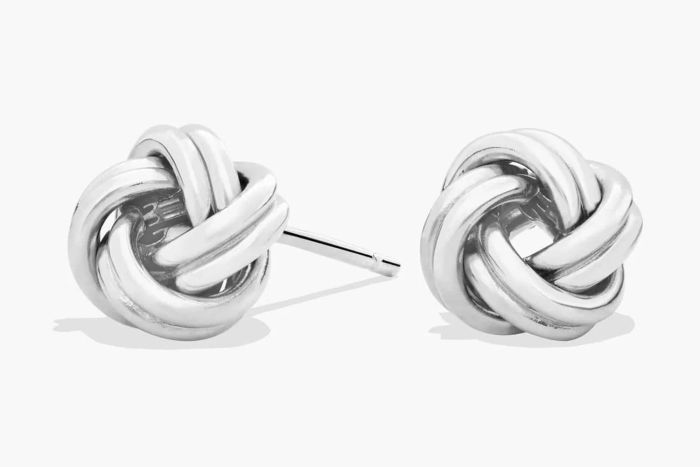 Love Knot Earrings in Italian Sterling Silver