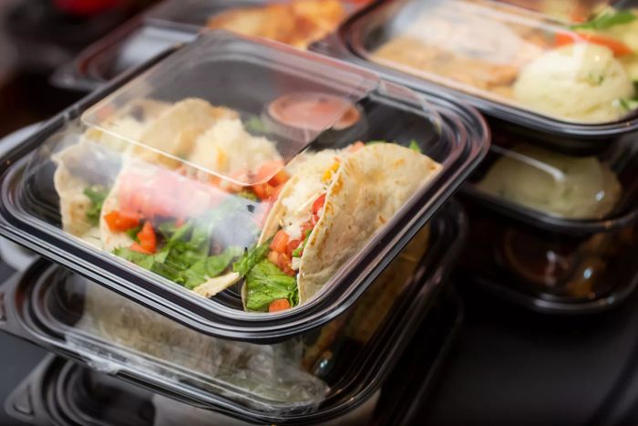 Dispose of Plastic Takeout Containers