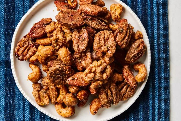 Maple Roasted Spiced Nuts