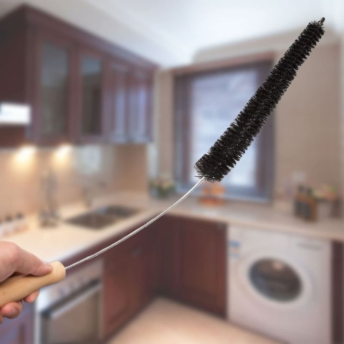 The dryer vent lint brush