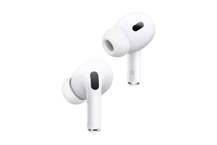 Apple AirPods Pro 2 Wireless Earbuds, Bluetooth Headphones, Active Noise Cancellation, Hearing Aid Feature, Transparency Mode, Personalized Spatial Audio, High-Fidelity Sound, H2 Chip, USB-C Charging