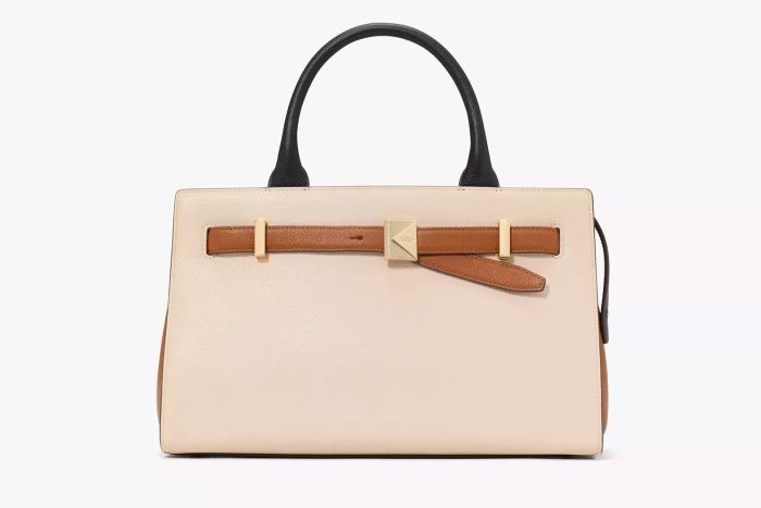 Deco Colorblocked Medium Satchel