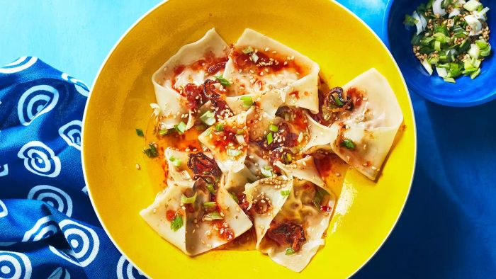 Kimchi and Beef Wontons Recipe