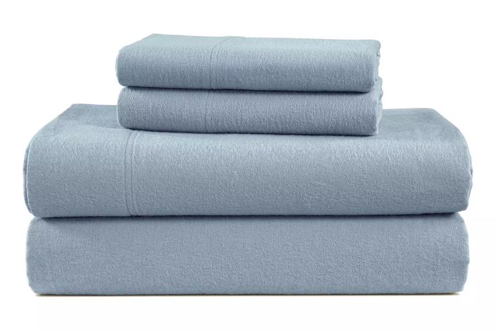 LANE LINEN Cotton Flannel Queen Size Sheets Collection