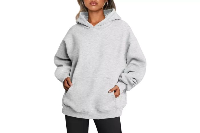 Amazon Trendy Queen Womens Oversized Hoodies Fleece Sweatshirts Long Sleeve Sweaters Pullover Fall Clothes with Pocket