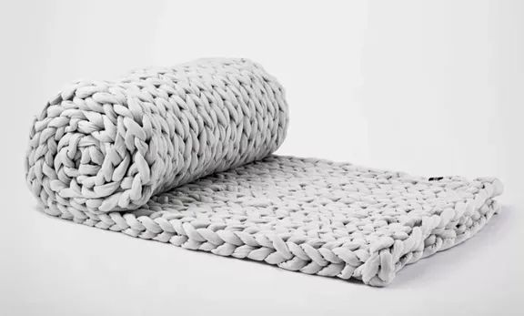 Silk & Snow Knit Weighted Blanket