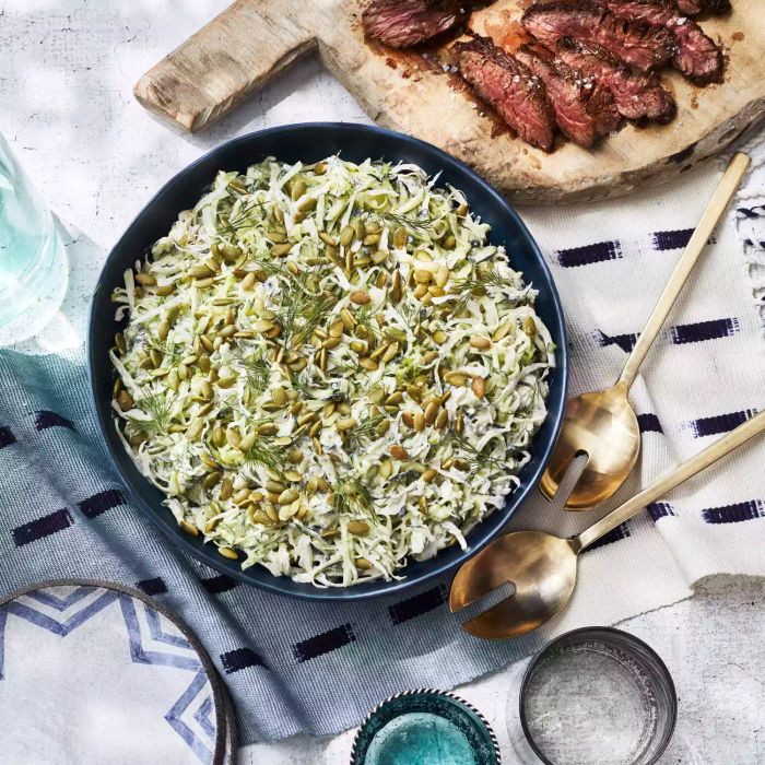 Zucchini Tzatziki Slaw