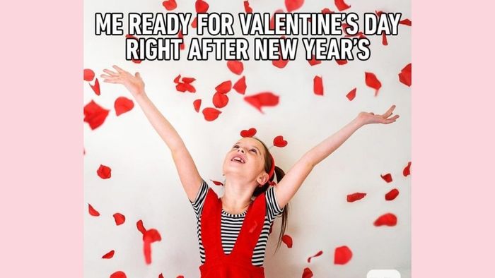 Meme Valentine đòi quà với sự dễ thương ngọt ngào