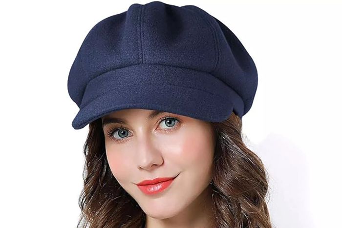 Sumolux Women's Beret Newsboy Hat - French Wool Cap in Classic Style