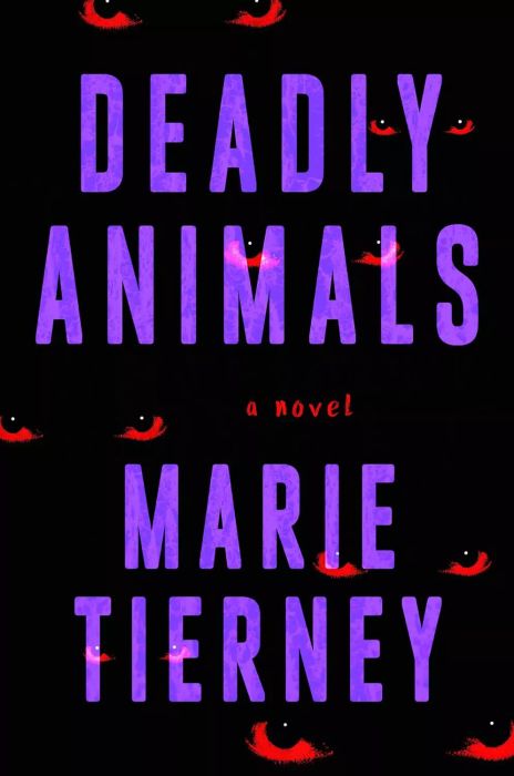 The book cover of 'Deadly Animals' by Marie Tierney