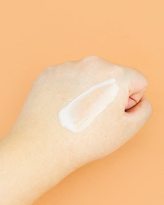 The rich, velvety texture of the eye cream
