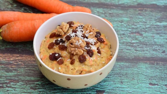 Carrot Cake-Inspired Recovery Oatmeal