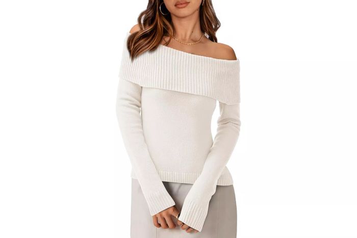 PRETTYGARDEN Women's Fall Off Shoulder Sweater