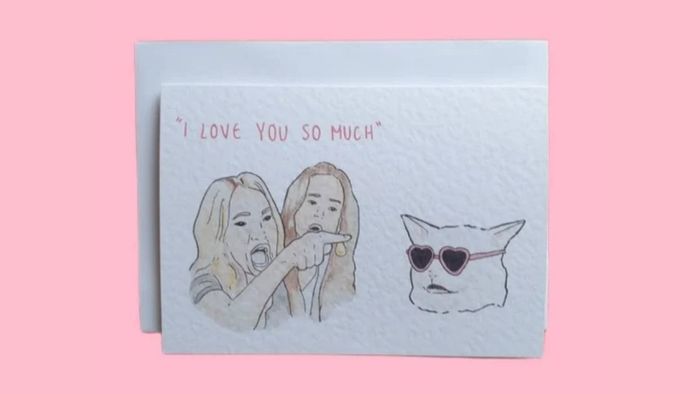 Meme Valentine đòi quà với phong cách cục súc đầy thú vị